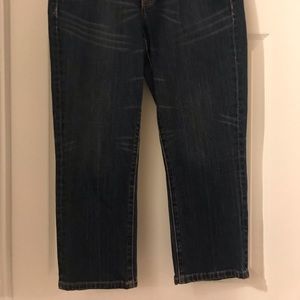 Gap original low rise denim capri ankle pants